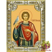 Икона освященная &quot;Трифон мученик&quot;, 18x24 см, со стразами