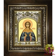 Икона освященная &quot;Надежда мученица&quot;, 14x18 см, в деревянном киоте 20x24 см, 20x24 см