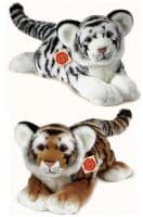 Тигрёнок белый/коричневый Длина 36 см Hermann Teddy Collection Германия