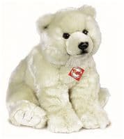Белый медведь сидячий 50 см Katalog Hermann Teddy Collection Германия