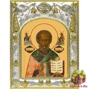 Икона освященная &quot;Николай чудотворец, архиепископ Мир Ликийских,святитель&quot;, 14x18 см