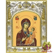 Икона освященная &quot;Иверская икона Божией Матери&quot;, 14x18 см