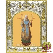 Икона освященная &quot;Петр Митрополит Московский ,святитель&quot;, 14x18 см