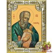 Икона освященная &quot;Иоанн Богослов апостол (Иван)&quot; ,18х24см со стразами, 18x24 см