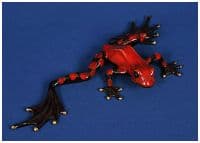 Фигурка фарфоровая Лягушка Красная