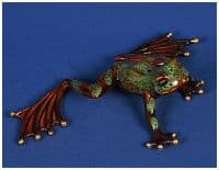 Фигурка фарфоровая Лягушка Мадагаскарская