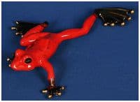 Фигурка фарфоровая Лягушка Вулканическая