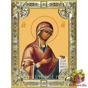 Икона освященная &quot;Деисусная икона Божией Матери&quot;, 18x24 см, со стразами