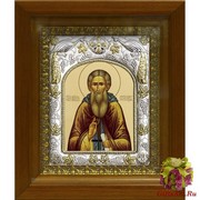 Икона освященная &quot;Сергий(Сергей) Радонежский&quot;,в киоте 20x24 см, 20x24 см