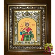 Икона освященная &quot;Соломон праотец&quot;, 14x18 см, в деревянном киоте 20x24 см, 20x24 см