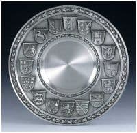 Тарелка настенная, олово, 26 см Австрия Artina