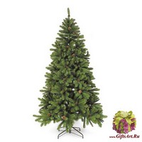 Искусственная елка ИМПЕРАТРИЦА С ШИШКАМИ ЗЕЛЕНАЯ 2,15м