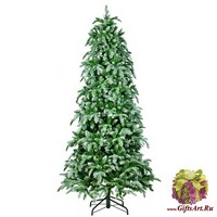 Искусственная ель НОРМАНДИЯ УТОНЧЕННАЯ заснеженная 2,6м