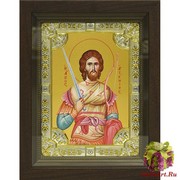 Икона освященная &quot;Артемий(Артём) Антиохийский великомученик&quot;, в киоте 24x30 см, 24x30 см