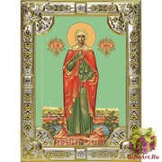 Икона освященная &quot;Валерия мученица&quot;, 18x24 см, со стразами