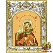 Икона освященная &quot;Взыграние младенца ,икона Божией Матери&quot;, 14x18 см