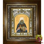 Икона освященная &quot;Филарет(Дроздов),митрополит Московский и Коломенский,святитель&quot;, 14x18 см, в деревянном киоте 20x24 см, 20x24 см