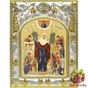 Икона освященная &quot;Всех скорбящих Радость икона Божией Матери&quot;, 14x18 см