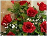 Букет Красных роз. Эксклюзивная керамическая композиция. - вид 5 миниатюра