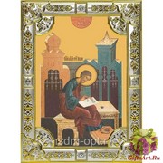 Икона освященная &quot;Лука апостол&quot; ,18х24см со стразами, 18x24 см