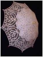 Зонт кружевной декоративный, диаметр 92 см, высота 67 см пр-во Венеция Италия
