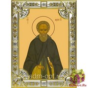 Икона освященная &quot;Михей Радонежский преподобный&quot;, 18x24 см со стразами, 18x24 см
