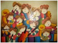 Размер 30 x 40 см Масло Холст