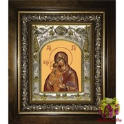 Икона освященная &quot;Донская Божья Матерь&quot;, в киоте 20x24 см, 20x24 см