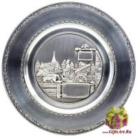 Оловянная тарелка настенная Свадьба, 27 см, Artina Австрия Оловянная тарелка настенная Свадьба, 27 см, Artina Австрия