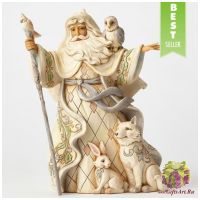 Санта Клаус с лесными друзьями. Подарок на новый год. 27 см Jim Shore