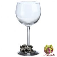 Бокал Дикий кабан из олова и стекла 220 мл. Австрия. Artina