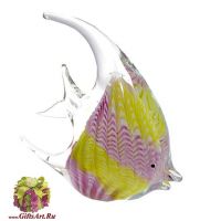 Морская рыбка. Стеклянная фигурка в стиле Мурано. 22 см