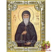 Икона освященная &quot;Патапий Египетский преподобный&quot;, 18x24 см со стразами, 18x24 см