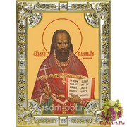 Икона освященная &quot;Владимир Московский (Амбарцумов) священномученик&quot;, 18x24 см со стразами, 18x24 см