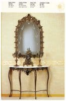 Консоль &quot;Король&quot; каштановая 82х110х38см 8071