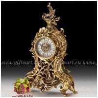 Часы каминные Сильва золотистые из бронзы 44 см. Virtus 5826R Испания