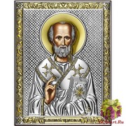 Икона освященная &quot;Николай Чудотворец архиепископ Мир Ликийских&quot;, 14x18 см