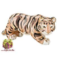 Статуэтка Тигр. Эксклюзивная фигурка De Rosa Rinconada. Лимит 2000. Длина 34 см