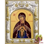 Икона освященная &quot;В родах помощница Божия Матерь&quot;, 14x18 см