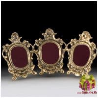 Фоторамка мини овальная трио