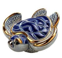 Статуэтка черепаха морская Эксклюзивная керамическая фигурка De Rosa Rinconada Длина 10 см