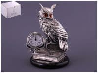 Часы &quot;Филин на книгах&quot; от Brunel Высота 25 см