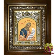 Икона освященная &quot;Иезекииль пророк&quot;, 14x18 см, в деревянном киоте 20x24 см, 20x24 см