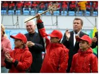 Сувенирный ключ сувенир Гигант VIP в подарочном футляре