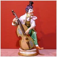 Статуэтка фарфоровая &quot;Клоун с контрабасом&quot; Porcellane Principe