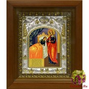 Икона освященная &quot;Божией Матери Целительница&quot;, в киоте 20x24 см, 20x24 см