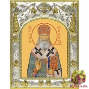 Икона освященная &quot;Серафим (Соболев) архиепископ Богучарский,святитель&quot;, 14x18 см