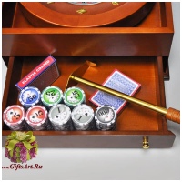 Мини-казино настольное с рулеткой. - вид 1 миниатюра