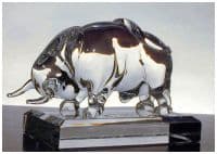 Бык хрустальный. Символ успеха в бизнесе. Корпоративный Подарок.