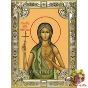 Икона освященная &quot;Мария Египетская,преподобная&quot;, 18x24 см, со стразами
